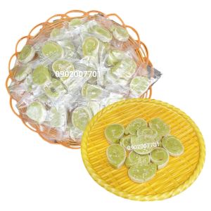 Kẹo Dừa Non Cuộn Lá Dứa- Đặc Sản Bến Tre- Kẹo Dừa Bến Tre - đồ ăn vặt - tết