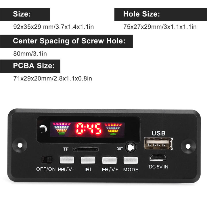 Bluetooth Decoder Board APP Control Power Off Memory Adjustable Volume ...