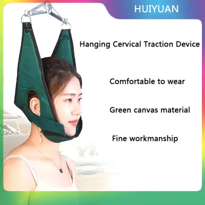 TDiepf Treo cổ kéo vành đai tư thế Corrector hỗ trợ cổ kéo dài thiết bị đau