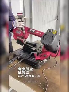 Variable Speed Metal Band Saw Precise Angle Cutting Machine for Workshop  & Solid Bar Cutting
