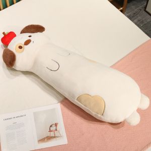 Cute Animal Long Plush Toy Long Shape Cartoon Sleep Companion Doll Cushion Children Gifts
