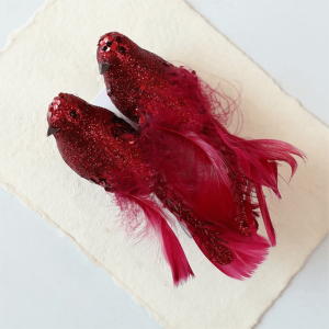 SWEET Glitter Simulation Foam Bird White Doves Realistic Feather Birds Ornaments Merry Christmas Beautiful Bird Clips Decorations Christmas Tree Decor
