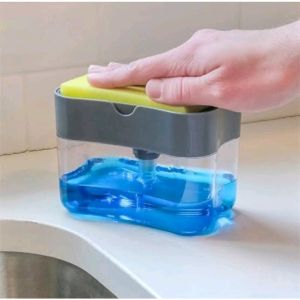 Dispenser Sabun Spons Spon Cair Cuci Piring Sikat Kran Rak Dapur Wadah Tempat Sabun Soap Pump Serbaguna Multifungsi Magic SH N17