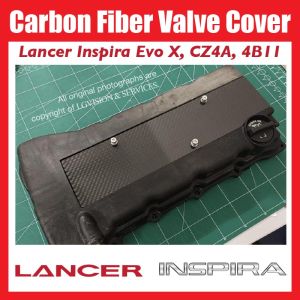 Carbon Fiber Valve Cover Plate for Mitsubishi Lancer Inspira Evo X Evo 10 CZ4A 4B11