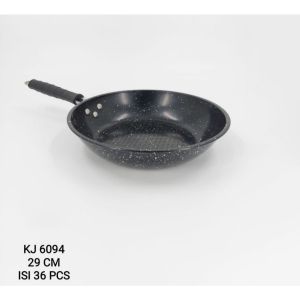 Teflon Gagang Plastik Wajan Anti Lengket Penggorengan Pan Cook Clean Frypan Cooking Cooking Saucepan