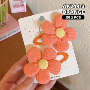 Jepit Rambut Korea Anak Perempuan Model Bunga Tiptop 1 Set 2 Pcs Aksesoris Rambut Anak Lucu AK214 ZIORRA