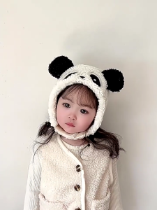 หมวกปิดหูการ์ตูนหมวกเด็กสำหรับเด็กเล็กหมวกอบอุ่นฤดูหนาวลายสัตว์น่ารักสำหรับกิจกรรมอากาศหนาว