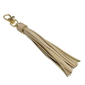 Stylish PU Leather Tassels Key Holder Portable PU Leather Tassels Keychain Enhances Your Bag With A Touch Of Style