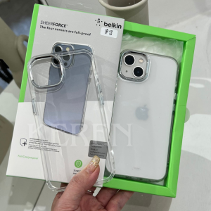 CASE CLEAR BELKIN PREMIUM  LIST CAMERA CHROME FOR IPH 11 12 13 14 15 PROMAX