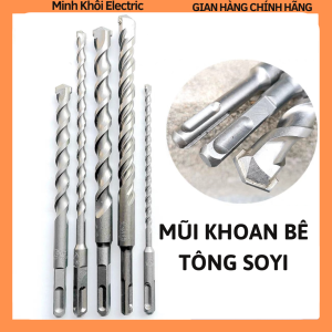 Mũi khoan bê tông Soyi-Boschmũi khoan xuyên tường Soyi các cỡmũi khoan tườngmũi khoan kim loại Soyimũi khoan bê tông xuyên tườngmũi khoan đa năngmũi khoan rút lõi bê tông