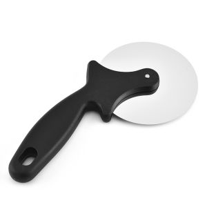 [COD] Pisau Potong Cutter Pizza Alat Pemotong Pizza Cutter Pizza Stainless Pisau Roda Pemotong Roda Pizza Adonan Cutter