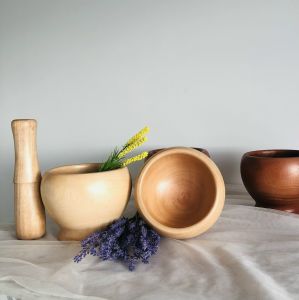 Bộ chày cói gỗ GIA NGUYỄN HƯNG xưởng thủ công