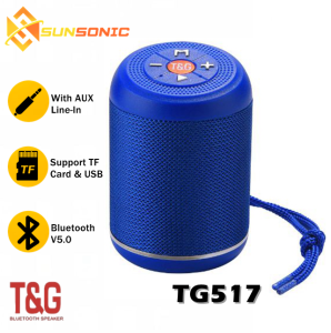 T&G TG517 TWS Bluetooth Super Bass Speaker with Hanging Line support Audio Input TF Card USB Function