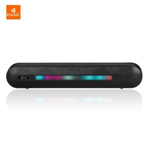 Speaker Bluetooth Kisonli LED-911 Dengan Lampu RGB 7 Warna Cahaya - KMS