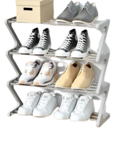 SHENAR! RAK SEPATU ZIGZAG 4 SUSUN/3 SUSUN RAK SEPATU SERBAGUNA/Z SHAPE SHOE RACK