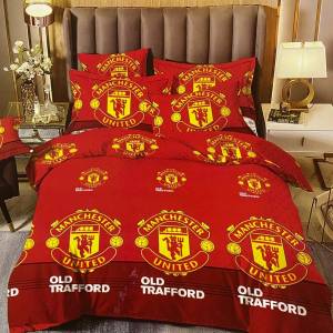ชุดผ้าปูที่นอนครบชุด 6 ชิ้น รวมผ้านวม ขนาด 3.5 / 5 / 6 ฟุต ลายทีม แมนยู ลิเวอร์พูล ทีมสโมสรฟุตบอล MAN U อาร๋เซน่อล