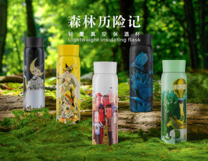 SG ZHAIYU 316L Lightweight Stainless Steel Seamless Double Wall Vacuum Highly Insulated Reusable Leakproof Water Bottle