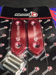 แผ่นปิดรูกระจก CNC ใส่ R1-5 NEW 2017-2019 PIRANHA 1 คู่