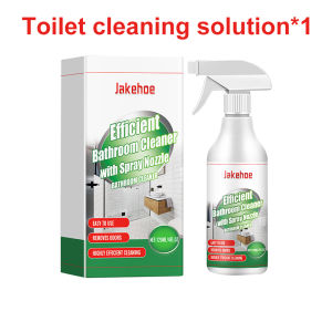 Bathroom Cleaning Spray (120ml) Toilet Bowl Cleaner Cement Stain Remover Glass Watermark Remover Remove Dirt Tile Floors Cleaner