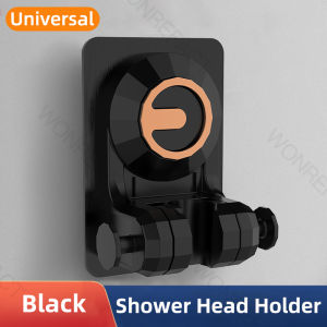Shower Head Holder Adjustable Shower Head Holder Wall Mounted Screwless Shower Bracket Bathroom Accessories