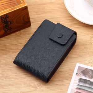 HTF Compact Pu Leather Card Holder Designed for Men Unique Style ATM Card Holder Snap Wallet
