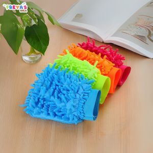 FR-C1220 Sarung Tangan Cendol Kain Lap Microfiber 2 Sisi Cuci Mobil / Kain Pembersih Anti Baret