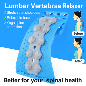 Lumbar Massager Lumbar Support Pillow For Bed Posture Straightener Massager Cervical Spinal Traction Fitness Equipment Stretch Relax