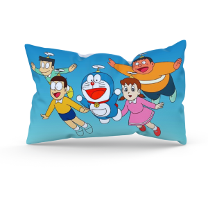 Sarung Bantal Tidur Anak (Sarung) Motif Kartun Ukuran 45x35 cm Motif Doraemon by.Shafiyyah sarban