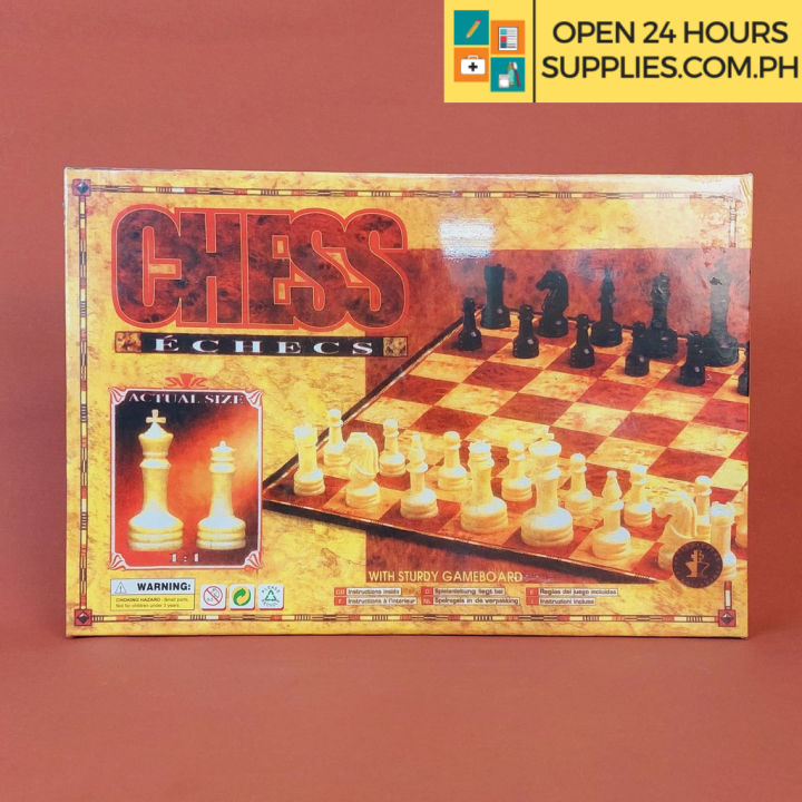 Chess - With Sturdy Game Board Traditional International board game ...