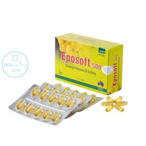 [Freeship 300k+quà 19k] Viên uống dầu hoa anh thảo ÚC Eposoft 500 Evening Primrose Oil 500mgbcalivinghcmhỗ trọ kỳ kinh nguyệtlàm đẹp datốt cho tóc và móng
