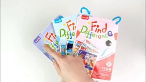 Erasable Concentration Training Find Different Cards Board Games Educational Toys Attention Early