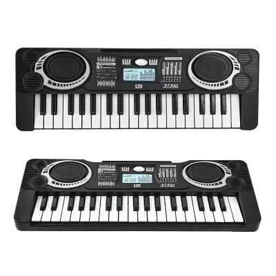 Educational Kids Electronic Keyboard Toy with 37 Keys Smooth ABS Material and Battery-Powered Sound - Unisex Music Learning Toy for Children