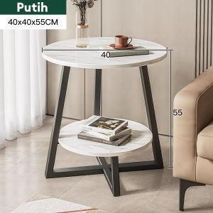 Meja Tamu Meja Bulat Minimalis Meja Ruang Tamu Meja Kopi Aesthetic Coffee Table