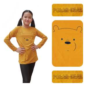Kaos lengan panjang tunik anak Polar Bear