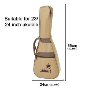 Ukulele Bag 6MM Padded Case 24/26 inch Concert/Tenor size Oxford Cloth Ukelele cover Waterproof Travel gigs