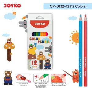 JOYKO Color Pencil CP-0132 Pensil Mewarnai 12/24 Warna
