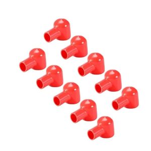 JACAUY 1/10PCS Replacement Battery Terminal Covers Optional Rubber Insulating Cover Terminal Boot Protector Insulating Protector Protective Sheath Battery Insulating Covers Battery Terminals
