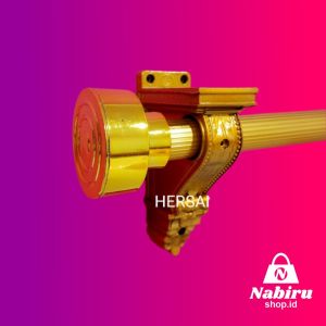 New Bracket Breket Batang Gorden 1 Meter Full Set Tirai Jendela Besi Hordeng