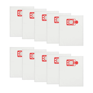 Pack of 10 Large Capacity Dust Bag Dirt Disposal Bag Set Dust Bag Nonwovens Texture Vacuum Cleaner Bag for GVE370-11