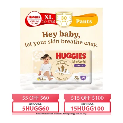 Huggies Airsoft Pants XL 30S - Packaging may vary