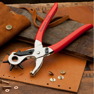 Belt Hole Puncher Strap Leather Hole Puncher Six Sizes Revolving Hole Punch Plier