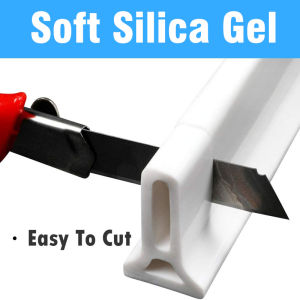 Shower Door Dam Water Stopper Shower Threshold Water Barrier Waterproof Strip Bathroom Kitchen