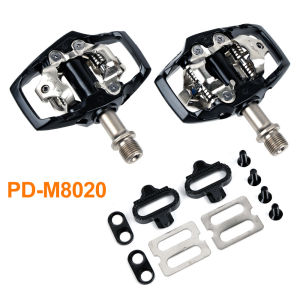 Bàn Đạp SPD Tự Khóa Dành Cho Xe Đạp Leo Núi Shimano Có Đinh PD-M8100 M8020 Phụ Tùng Xe Đạp Đua Leo Núi Chuyên Nghiệp Bàn Đạp Có Khóa