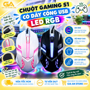 Chuột Game Limeide S1 đèn led đa màu- Lướt Siêu Nhẹ - Bảo Hành 1 Tháng