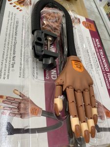 Bàn tay giả học làm nail chuyên dụng - loại có khớp ngón tay cử động linh hoạt (tặng kèm 100 móng giả)