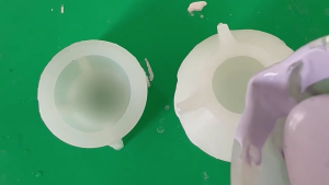 แม่พิมพ์ซิลิโคนรูปไข่สร้างสรรค์อุปกรณ์งานประดิษฐ์ฝีมือพื้นผิวเรียบเหมาะอย่างยิ่งสำหรับรูปหล่อเรซินของตกแต่งบ้านของขวัญและโซลูชันการจัดเก็บ