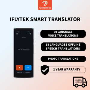 iFLYTEK Smart Translator Portable Real-time Multi-Language Speech Interactive Offline Business Travel Intelligent Translator Real-time Voice Recording Text Translation Device 科大讯飞智能翻译机