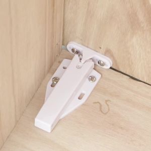 4/2/1 Sets Non-Magnetic Push Latch Large Size Touch to Open Cabinet Catch for Wardrobe Cupboard Hardware