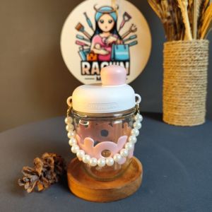 Gelas HOHO Mutiara 350 ML / Gelas Tenteng Mutiara / Gelas Kopi Mutiara