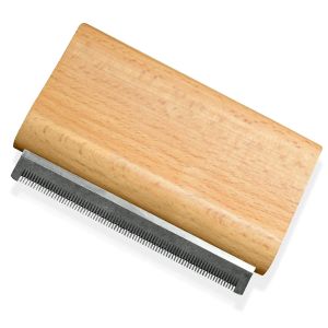 2026 Hot Sale [ Shipped from China ] Pet Horse Grooming Tool with Stainless Steel Teeth and Solid Wood Handle   Powerfulcomb for removing loose hair horse brush horse comb B3